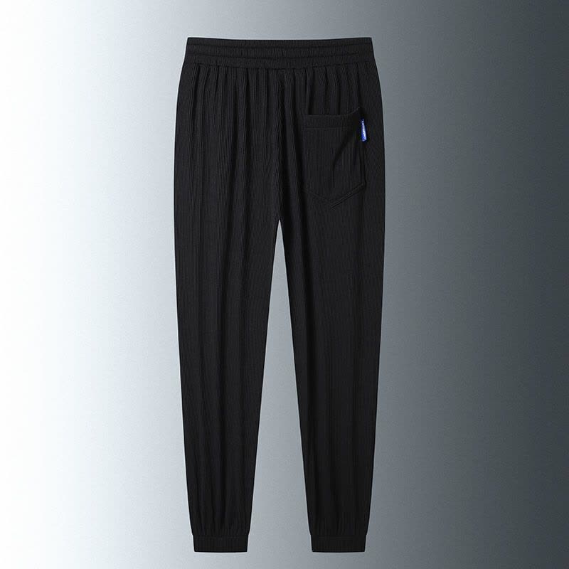 真维斯速干冰丝九分裤男夏季薄款休闲裤户外运动宽松潮流束脚裤子图片