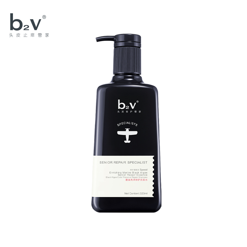 b2v墨藻护色修护洗发水320ml
