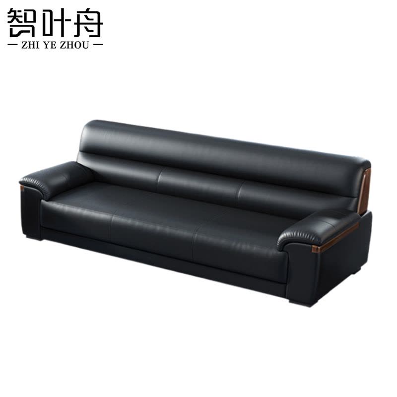 智叶舟会议沙发三人位203*85*80cm张图片