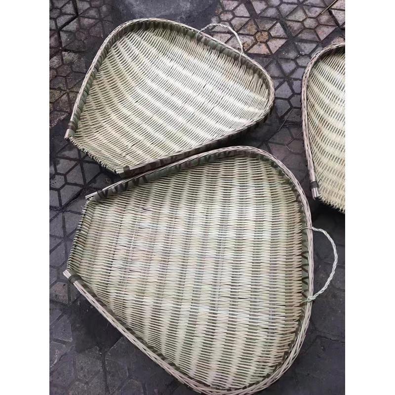 筲箕竹编手工竹编制品工艺品簸箕竹编洗菜盛菜篮子火锅店饭店家用
