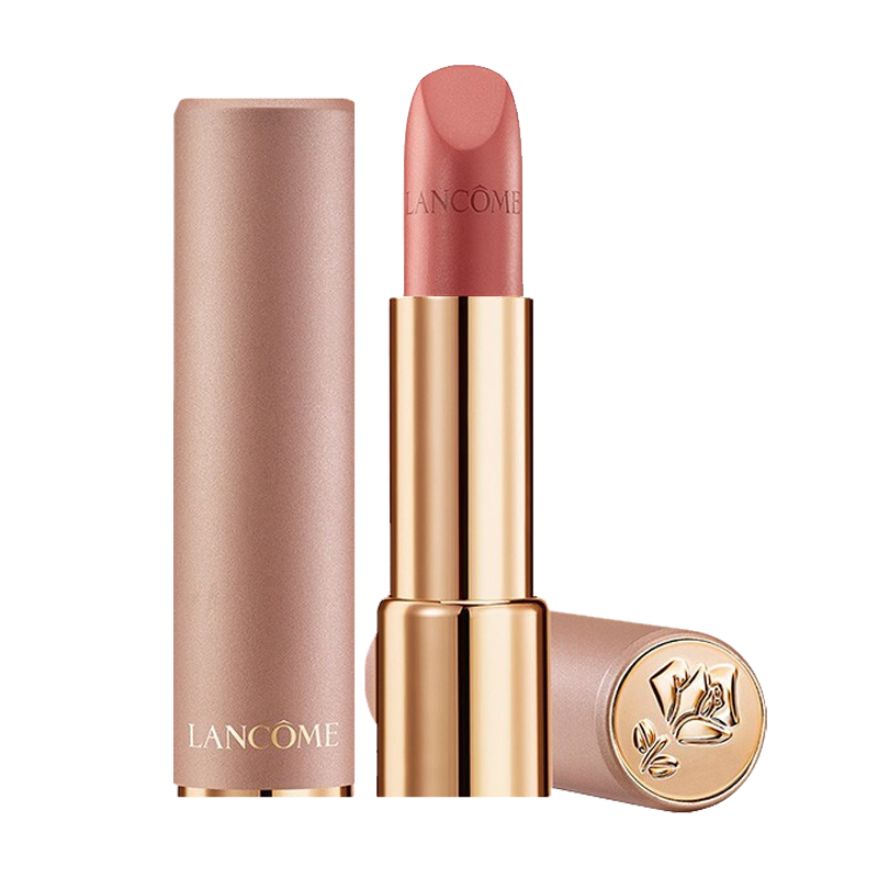 [送精美礼盒]兰蔻(lancome)全新菁纯柔雾哑光唇膏口红 粉金管274#温柔