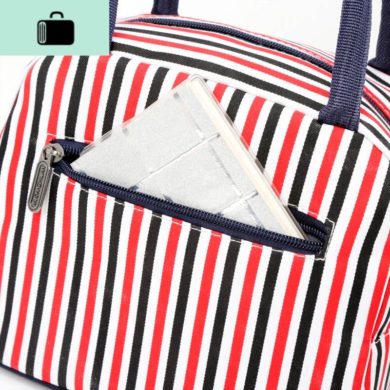 新款小熊帆布手提包休布包妈妈手拎逛街女包大容量饭盒袋NEW LAKE图片