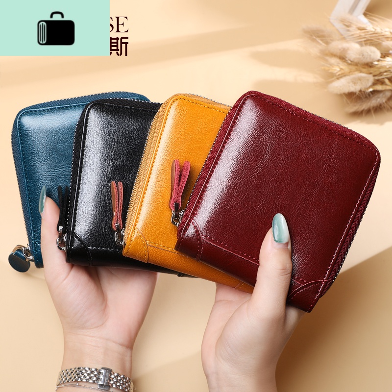 女士钱包短款皮拉链多功能驾驶证卡包2019新款男式皮夹学生钱夹NEW LAKE高清大图