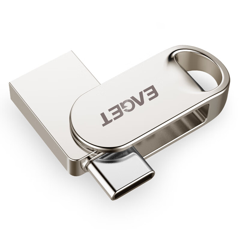 忆捷(EAGET) HT10-64G Type-C USB3.2双接口 U盘 (计价单位:个) 珍珠镍高清大图
