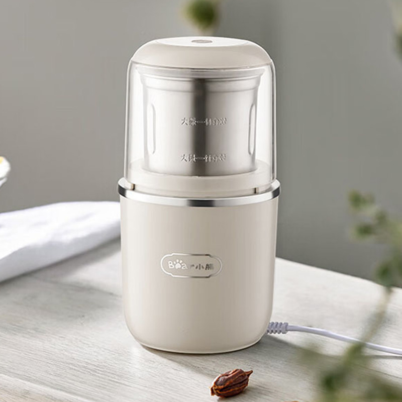 小熊磨豆机350ml立体精钢刀片双盖密封降噪MDJ-D02H1高清大图