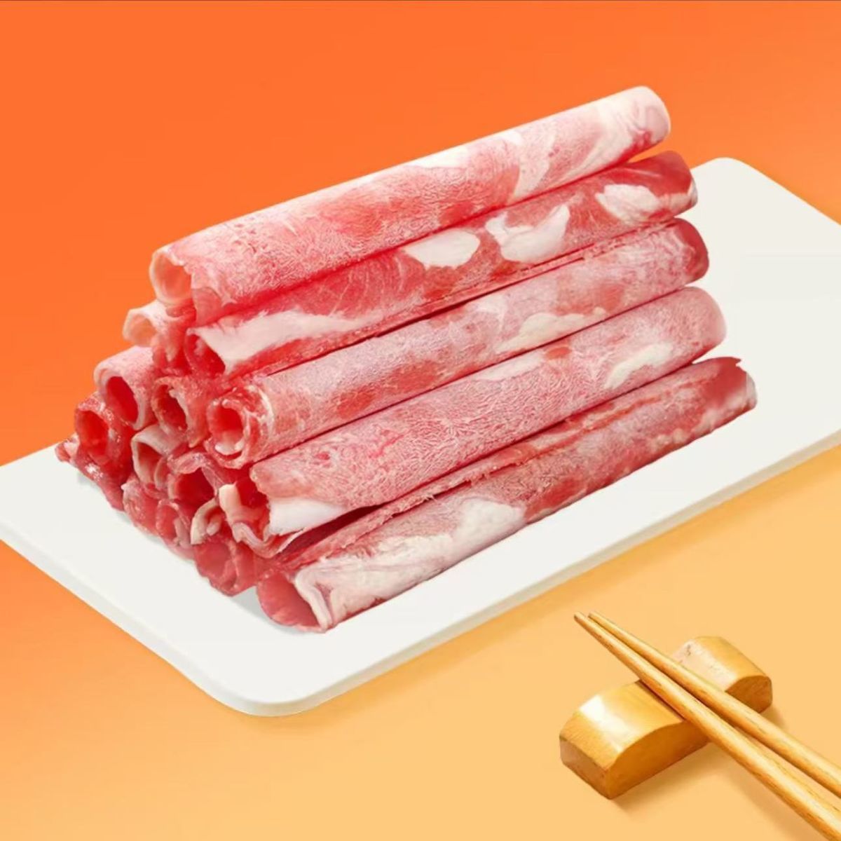 新鲜牛肉片火锅食材涮肉煎烤正宗内蒙古牛肉原切无添加500克*2盒高清大图