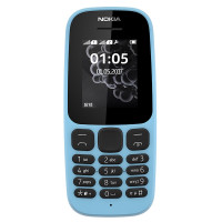 诺基亚（NOKIA）105 移动2G 超长待机 老人机备用机 （蓝色）单卡版