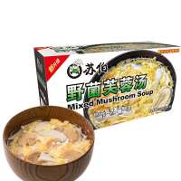 苏伯 野菌芙蓉汤12g*10人份/盒冻干即食冲泡蘑菇汤早餐代餐夜宵方便速溶速食汤