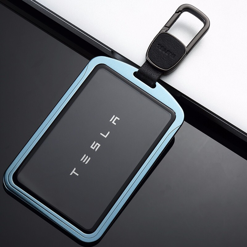 tyui金属特斯拉3钥匙套tesla特斯拉model3钥匙壳model3卡片套汽车钥匙