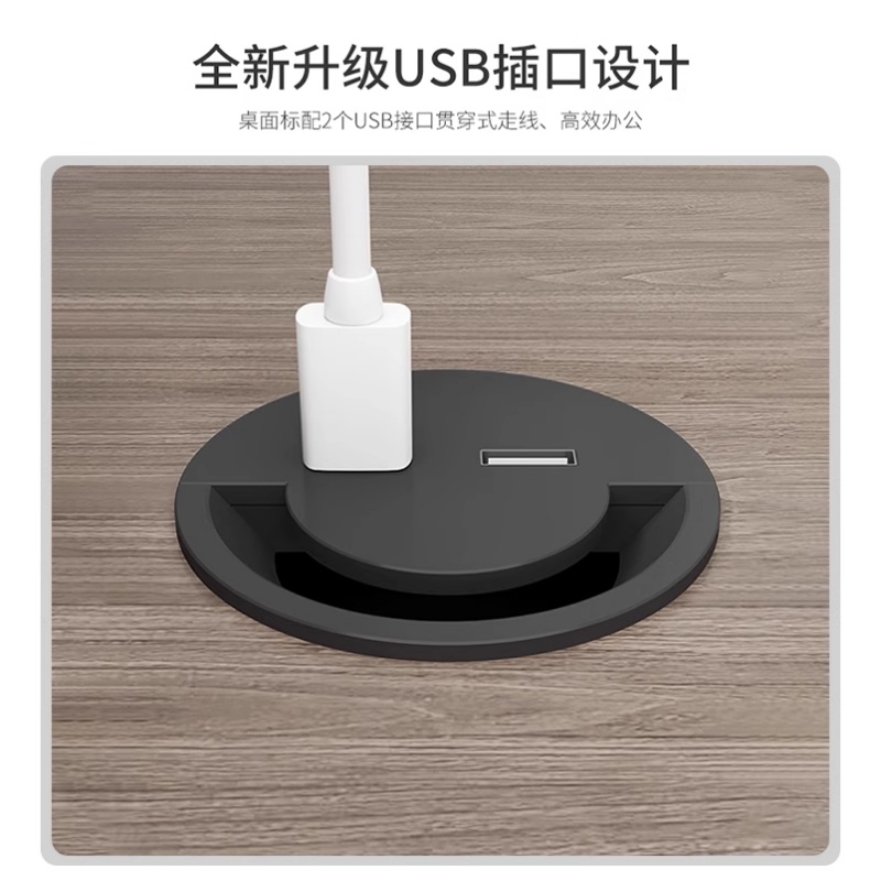 悦兴诚办公桌单桌2400*2800*1100mm张高清大图