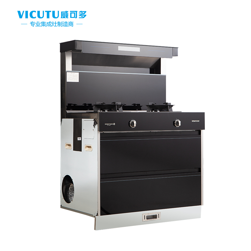 威可多(VICUTU)K95A-01D消毒柜款集成灶液晶小屏触摸开关真实模块化机体结构