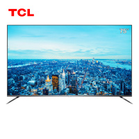 TCL智屏 75V2 75英寸彩电 大屏电视4K超高清 HDR 全面屏 AI人工智能语音超薄网络平板液晶电视机(黑色)