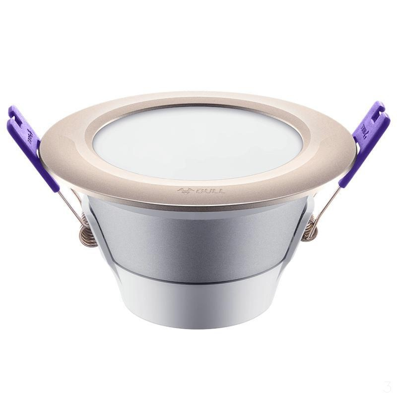 公牛 BULL GN-B13R41筒灯30K 3寸(香槟金)3.5W LED香槟金筒灯3.5W 3寸 3000K 单个.
