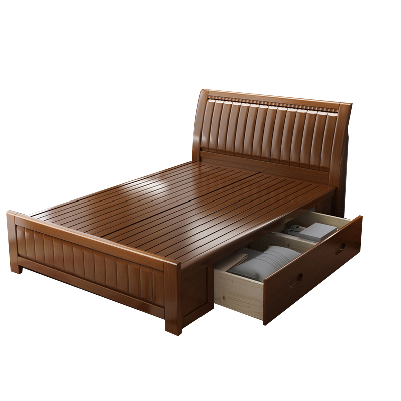 榭邦xb1628办公家具宿舍家具实木床箱框结构135米