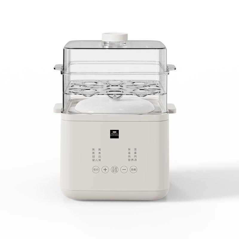 康宁/WORLD KITCHEN电炖盅加可视蒸笼可以预约隔水炖盅上蒸下炖炖辅食 WK-GDZ1002/KZ