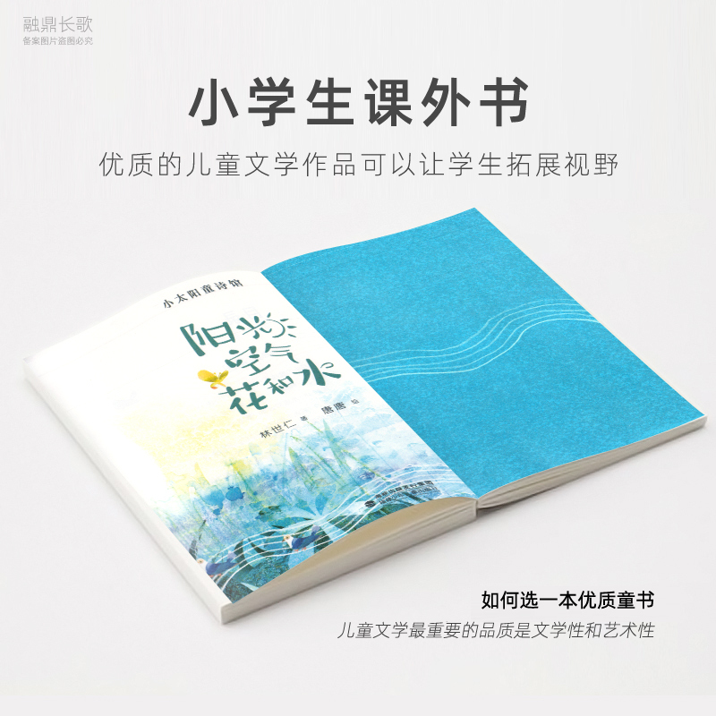 一年级7册 [正版]阳光空气花和水 林世仁 一年级绘本 祖庆说百班千人暑假书目 小学生课外书阅读书籍 福建少年儿童出版社