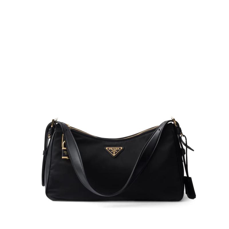 普拉达(PRADA)再生尼龙环保材质女士单肩包大容量日常通勤手提斜高清大图