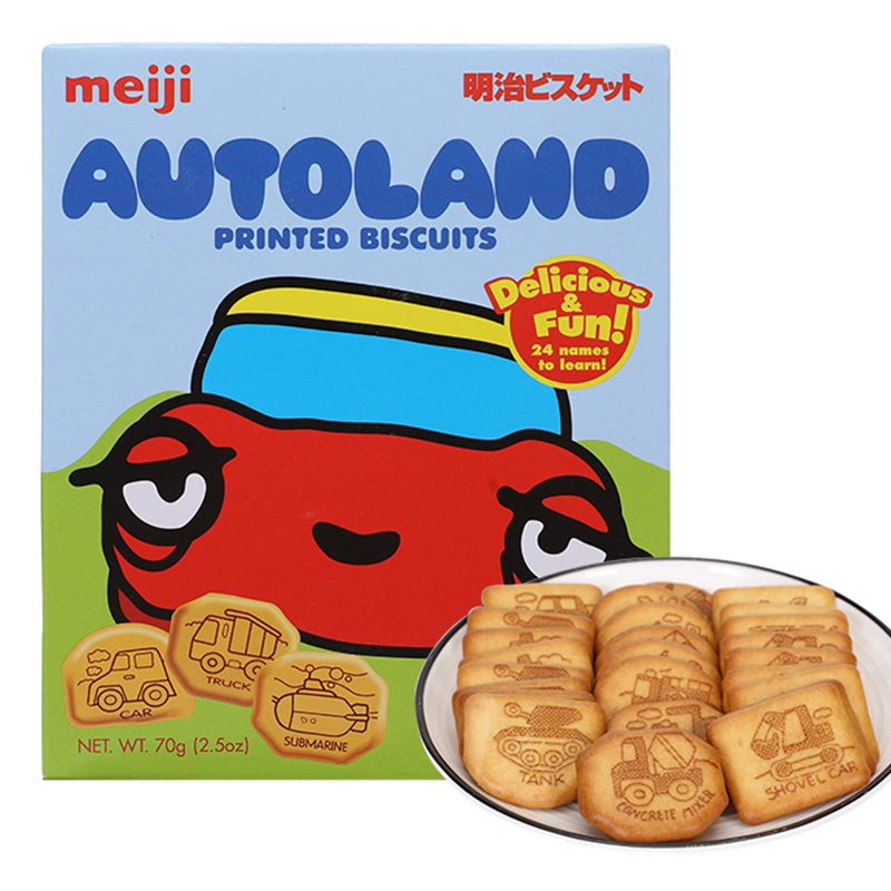 明治(meiji)电动乐园饼干70g