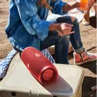 JBL CHARGE4 音乐冲击波四代 便携式蓝牙音箱+低音炮 户外迷你音箱 防水设计 增强版赛道扬声器 红色