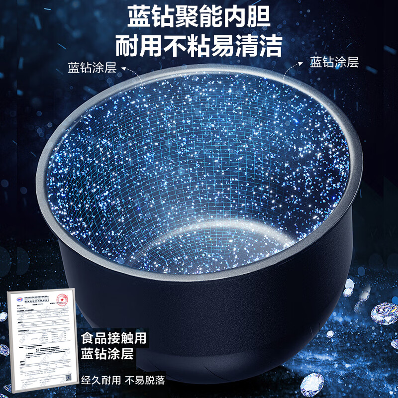 苏泊尔(SUPOR)电饭煲3L/升家用小容量1-6人 智能预约不粘内胆 全自动多功能迷你电饭锅新品SF30FC0187高清大图
