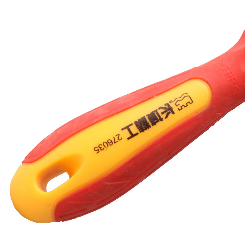 长城(the great wall)长城精工十字绝缘螺丝刀电工改锥专用镙丝刀起子耐高压1000V改刀PH0X60mm高清大图