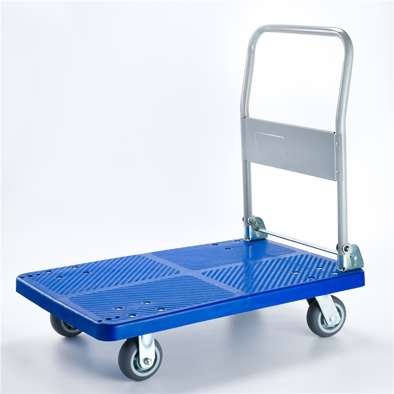 手推车加厚小推车手拉车折叠推车便携搬运车拉货小推车