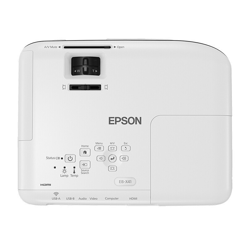 爱普生(EPSON)CB-W52商务办公投影机 教学会议内置无线投影 家用高清高亮投影仪(4000流明 1280×800宽屏分辨率) 套餐二高清大图