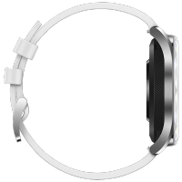 华为(HUAWEI) 智能手表 WATCH GT 雅致款 白色 实时心率监测 睡眠监测 健康管理 移动支付 强劲续航 运动智能手表