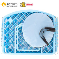 美卡(makar)狗狗围栏幼犬训练塑料围栏宠物围栏狗狗栅栏大型犬泰迪安全门栏护栏狗笼子(6片装无帐篷)