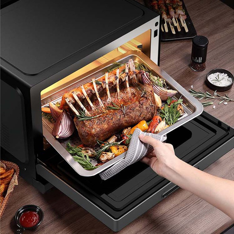 格兰仕(Galanz)微蒸烤一体机不锈钢内胆微波炉平板式家用变频一级能效微波炉烤箱D90Q20ESXLV-RT(W0)高清大图