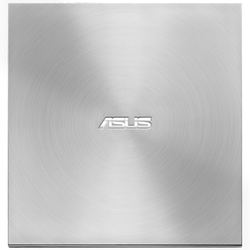 华硕(ASUS) 8倍速 USB2.0 外置DVD刻录机 移动光驱 银色(兼容苹果系统/SDRW-08U7M-U)