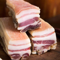 [中华特色]六安馆 牧鹅招牌五花咸肉腊肉400g 风干土猪肉腌制非烟熏安徽上海咸肉 腊味制品