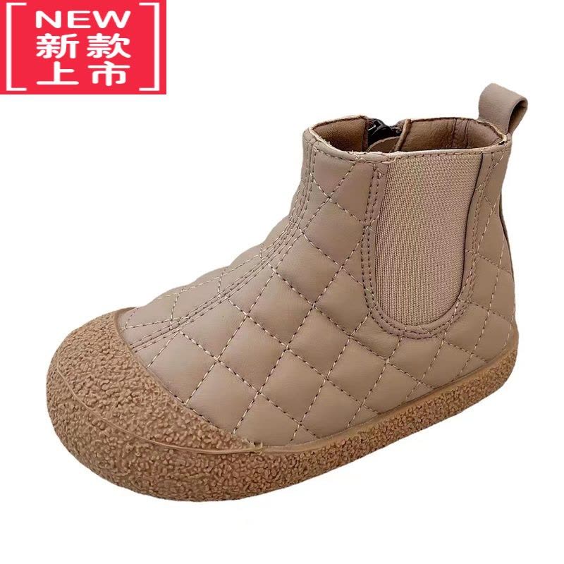 可莉允女童靴子冬季加绒软底宝宝鞋子儿童棉鞋小童短靴男一岁婴儿学步鞋图片