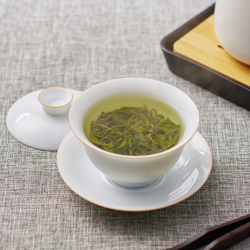 湖北恩施绿茶2021新茶恩施富硒茶高山玉露茶明前绿针毛尖茶叶浓香口粮茶100g