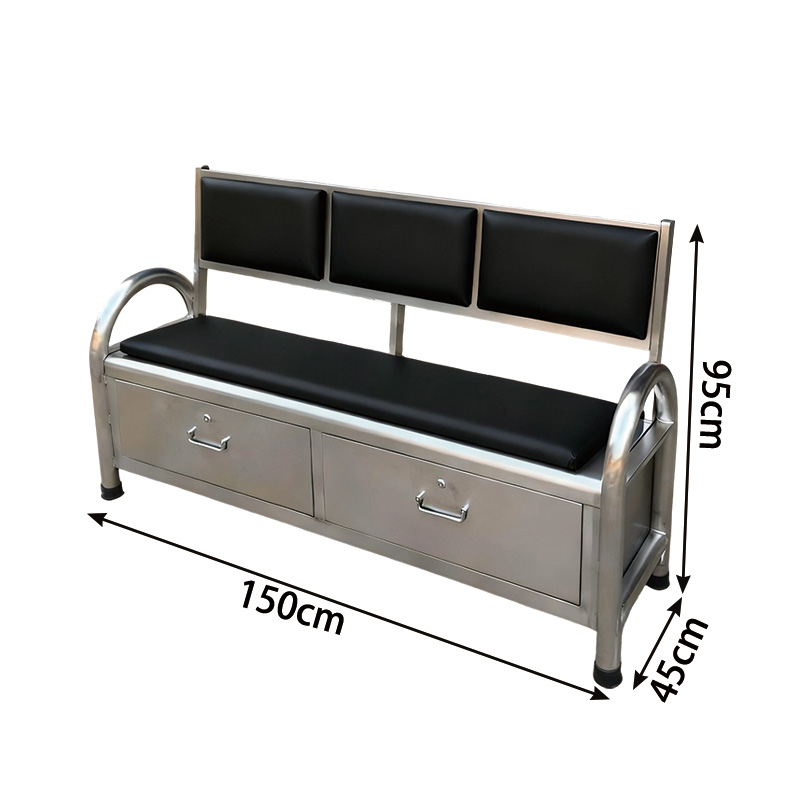 烁恒不锈钢座椅150cm张高清大图