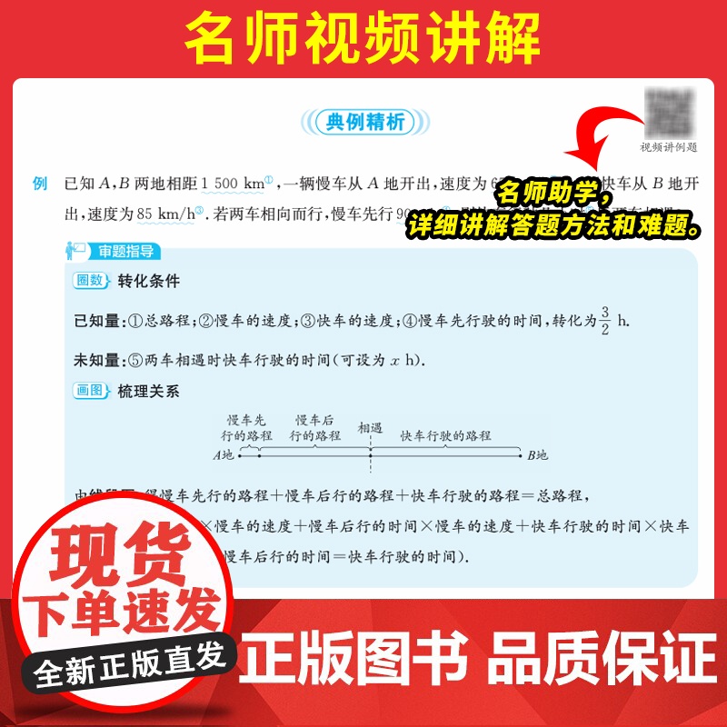 2025新版一本数学应用题 初中生七八九年级上下册中考数学应用题专题专项强化训练 初一二三年级789数学解题方法与技巧数高清大图