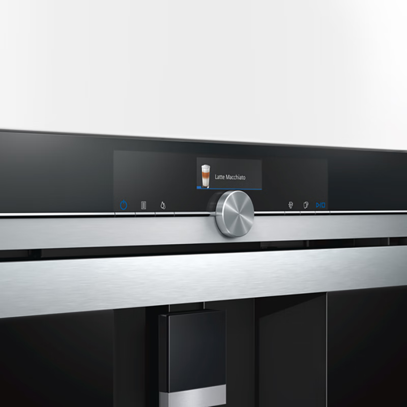 西门子(SIEMENS)CT636LES1W嵌入式全自动咖啡机 不锈钢高清大图