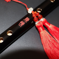 笛令初学可吹周边鬼笛子学生入门儿童cos男女古风竹 (初学推荐)升级款E调+配件+视频资料+书本教材