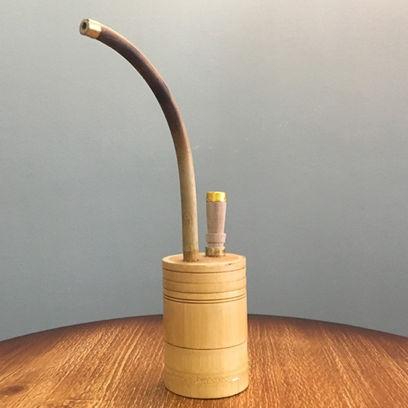 浙江第一秤竹子水烟斗水烟袋水烟筒水烟壶过滤水烟全套水烟抢烟瓶默认