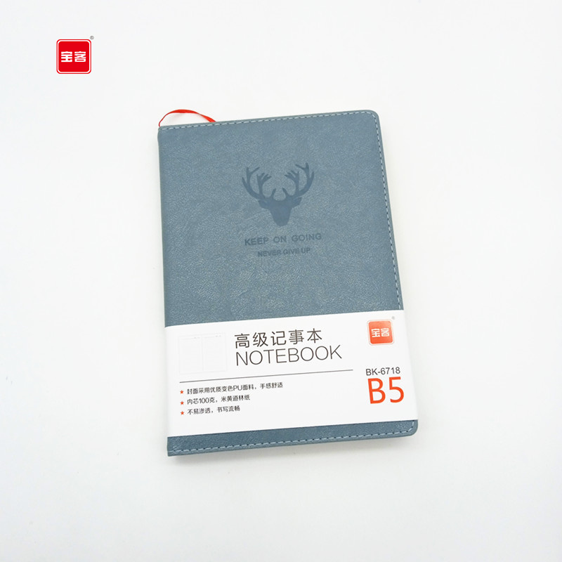 宝客 BK-6718 皮面本 18K 124张 10本/组 (单位:组)