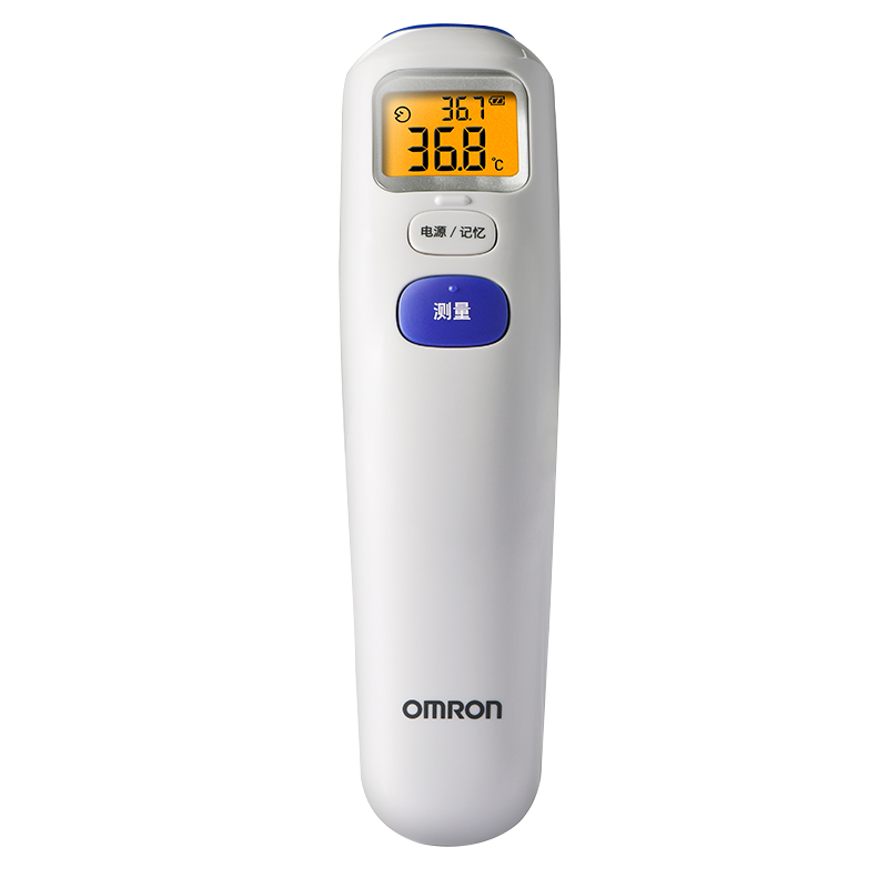 欧姆龙(OMRON)电子体温计 MC-872J 婴儿额温枪 儿童成人老人通用红外线体温枪 1秒快速测量