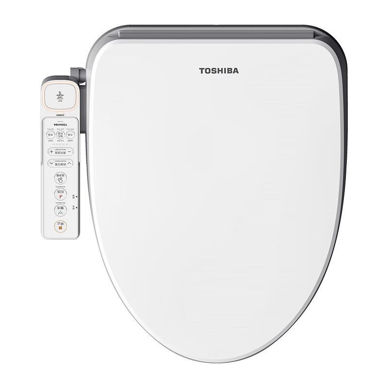 东芝智能马桶盖家用即热翻圈翻盖泡沫墙座圈T800高清大图