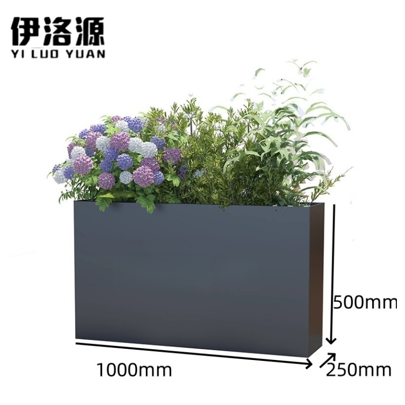 伊洛源 不锈钢花箱花槽 1000*250*500mm个