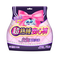 苏菲安心裤少女款F均码2片组合套装超熟睡夜用裤型卫生巾安全裤生理期月经裤超薄棉柔女士安睡裤夜安裤 2片×3包 苏菲