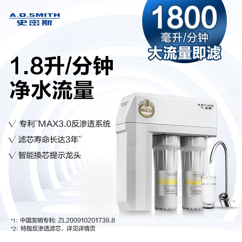 史密斯净水器R1800H