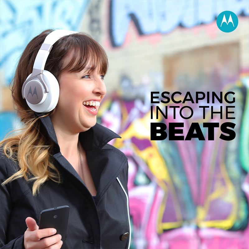 摩托罗拉(motorola)MOTO PULSE MAX WIRED 蓝色耳机