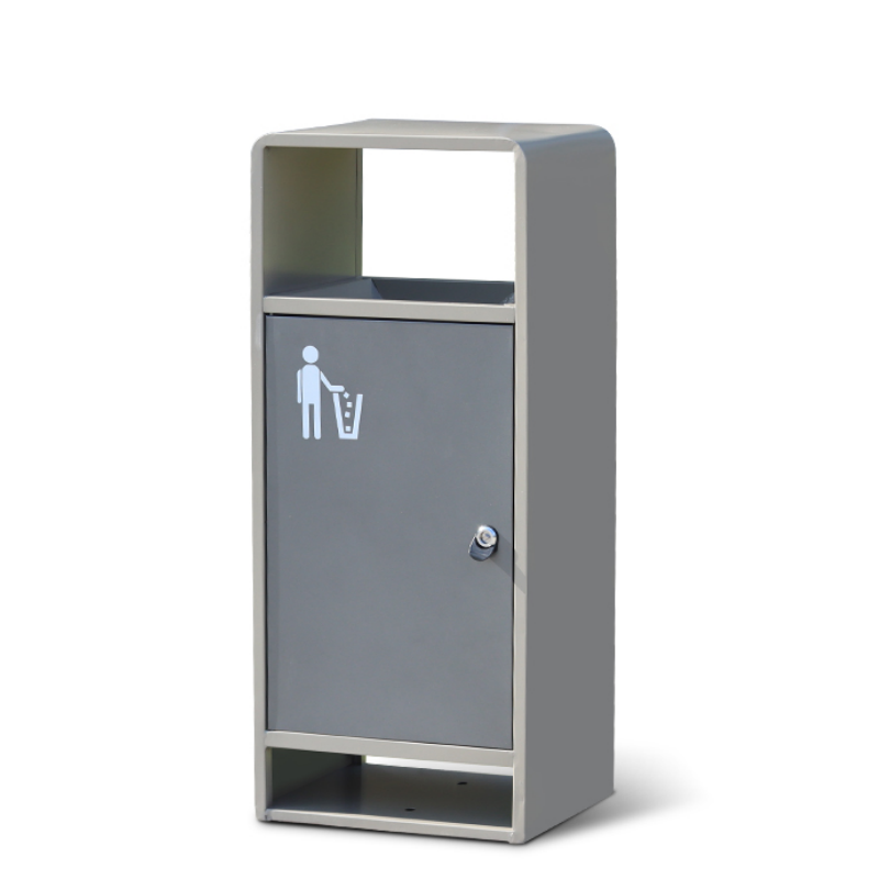 铭思达户外垃圾桶单桶个高清大图