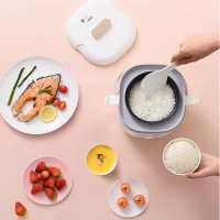 九阳（Joyoung）电饭煲 可拆上盖 不粘锅内胆 底盘加热 1.2LQ萌电饭锅 F-12FZ618(珍珠白）