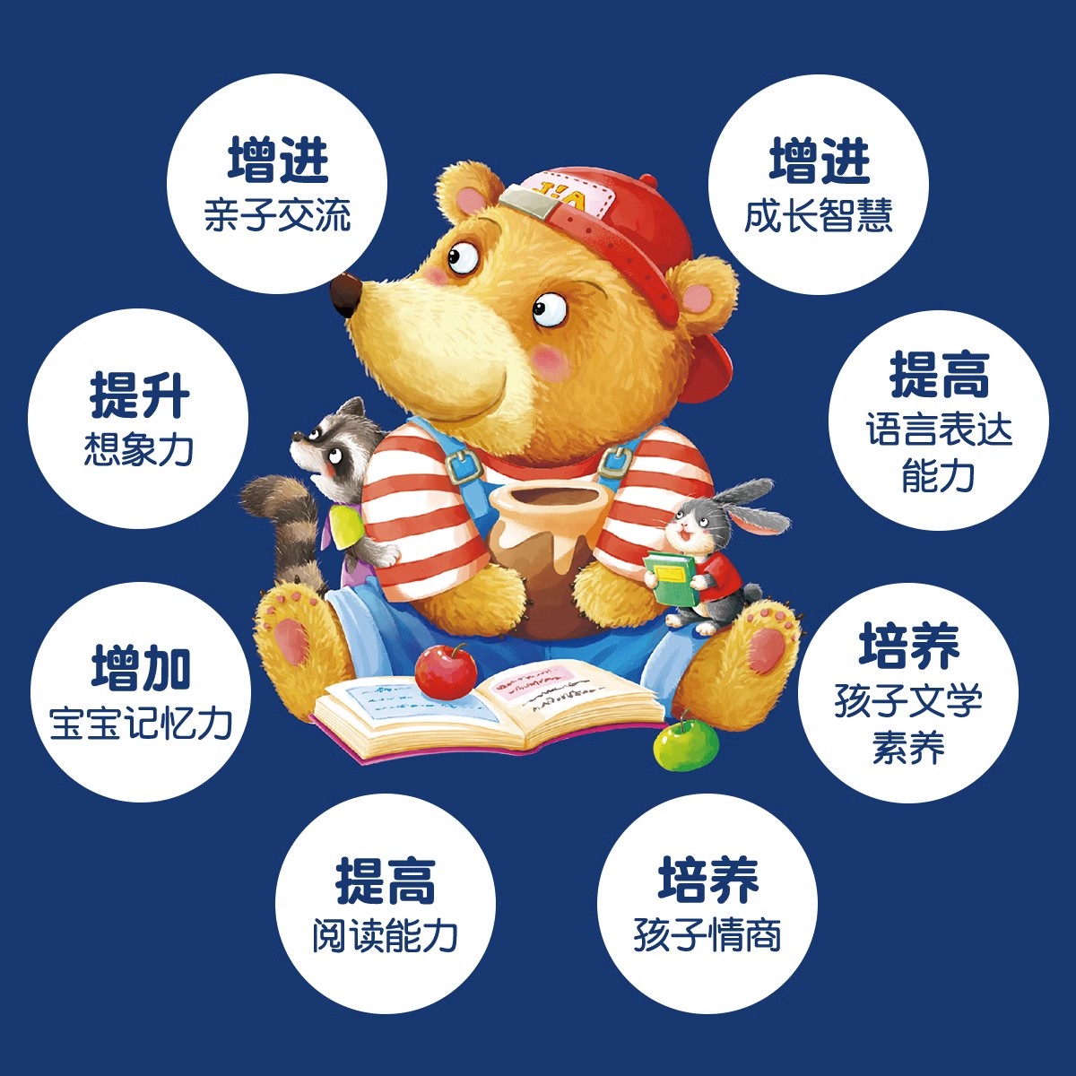 [全套20册]365夜睡前故事 +名家获奖绘本 [正版]有声伴读365夜睡前故事全套12册1-2岁宝宝睡前故事书婴儿幼儿高清大图
