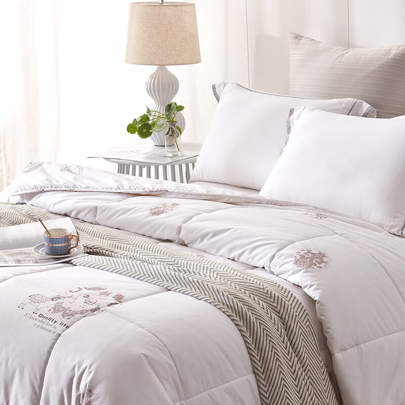 洁丽雅经典羊毛被-暖阳JLYYM001高清大图